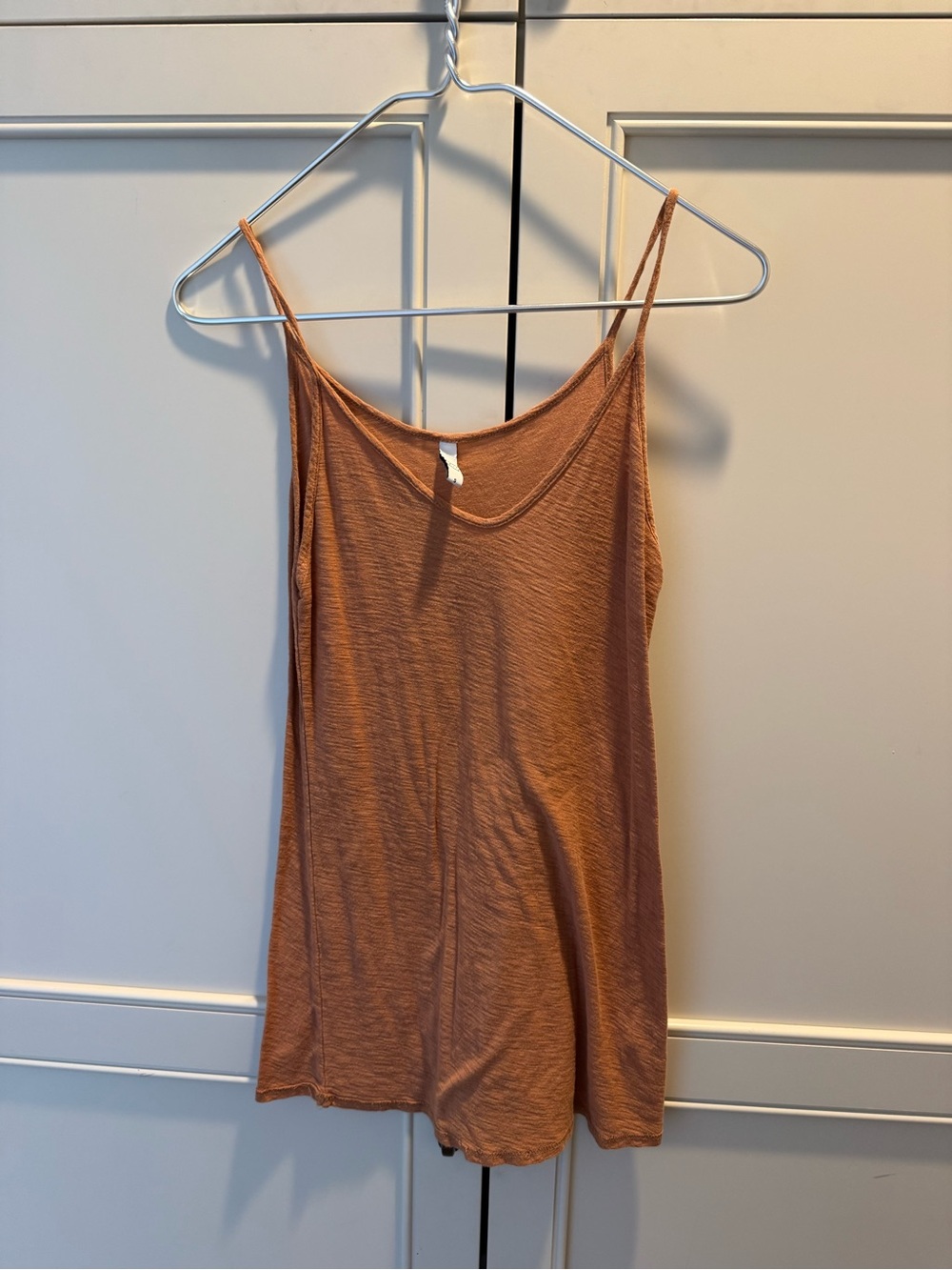 Michele Burnt Orange Spaghetti Strap Camisole